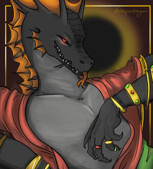 Fully shaded half-body